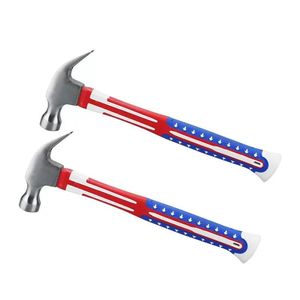 Marteau en fer multifonctionnel de 16oz avec poignée de drapeau et griffe en aluminium et acier pour usage industriel - Product Image 1