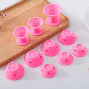 Bigoudis magiques pour cheveux, 2 à 10 pièces, accessoire de coiffure en caoutchouc Silicone souple, sans Clip pour boucler les cheveux, outil de coiffure DIY - Product Image 6