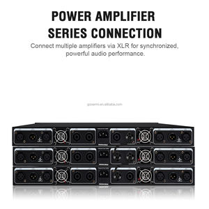 Amplificador de Potencia Digital Gooermi Pro 1U Clase <span class=keywords><strong>D</strong></span>, Amplificador de Sonido de 4 Canales y 1300w, Equipo de Sonido/Amplificadores/Altavoces - Product Image 5