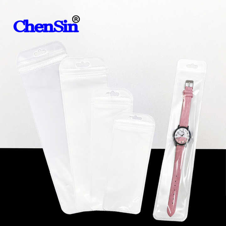 White Zip Lock Bags - Clear, Moisture Proof, and Customizable