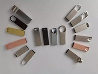 Stik memori logam Usb 3.0 Logo kustom USB 2.0 2.0 2Gb 4Gb 8Gb 16Gb 32Gb 64Gb
