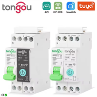 API TUYA MCB WIFI Disjoncteur intelligent 1P 32A Rail DIN pour commutateur de télécommande sans fil Smart Home par TONGOU