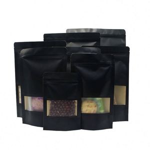 Sacs d'emballage 2026 avec fermeture éclair refermable 16x22cm, prix compétitif, pour aliments, bonbons, café – Pack promotionnel - Product Image 4