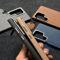 Couverture en cuir de nouveau design pour étui de téléphone portable iphone Protection complète avec étuis de téléphone portable de luxe Kickstand