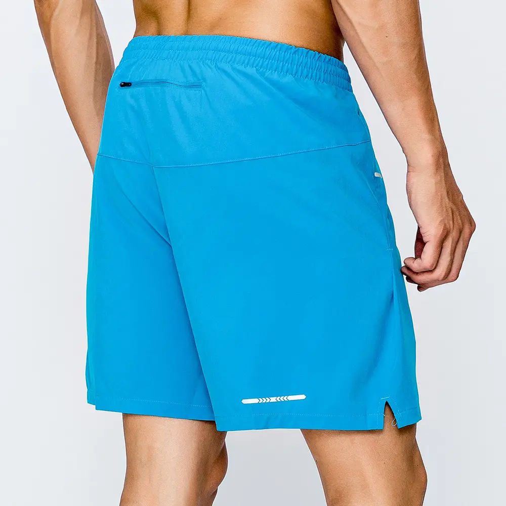 Tamaño del Reino Unido S-2XL calidad pantalones cortos múltiples opciones de color de los hombres pantalones cortos cremallera bolsillo pantalones cortos de deporte