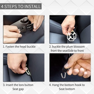 Xe Ghế Sau Ghế Sau Tổ Chức Có Thể Gập Lại Tổ Chức Cho Thân Cây Xe Suv Treo Thân Cây Tổ Chức Trong Cốp Xe Suv - Product Image 5