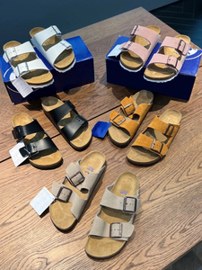 <strong>s</strong> Cork Clogs <strong>Slippers</strong> Women <strong>Men</strong> Soft Suede Sandals <strong>Mules</strong> Arch Support Anti-slip Platform Cushioning Wood Height - Product Image 3