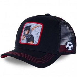 Casquette de baseball Cr7 Trucker grise en maille respirante, protection solaire, pour adulte, motif football dessin animé, marque privée, casquette de baseball 5 panneaux - Product Image 4