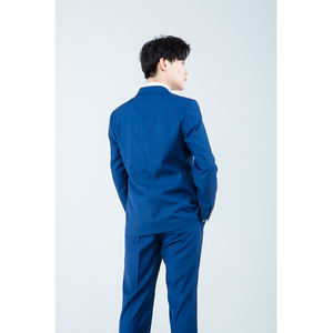 男の子と女の子のための卸売卒業ブレザーコートメーカーユニセックスOEMコットン生地高校制服 - Product Image 3