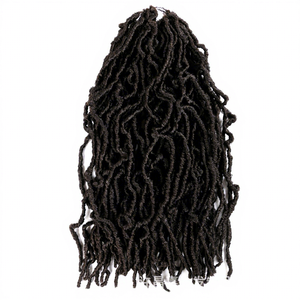 Capelli Soft Locs Africani dalla Fabbrica di Xuchang, Ondulati, Faux Locs 14, 18, 24, 36 Pollici Disponibili - Product Image 5