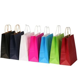 Hot Selling Luxury Shopping <strong>Bag</strong> Retail Hard Kraft <strong>Paper</strong> Price Logo Custom <strong>Bags</strong> Brown <strong>With</strong> Your Own - Product Image 4