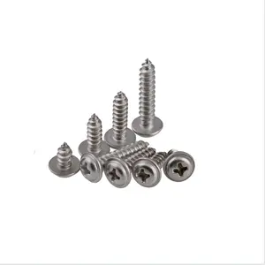 Manufacturer Supplies Directly PWA Nickel-plated M4.2 M6.3 Cross Round Head Connecting And Fixing Self-tapping Screws
