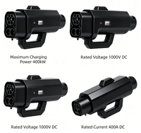 Adaptateur DC 2026 Hot 400 kW 400 A CCS2 vers GBT pour véhicules électriques, mise à niveau OTA via téléphone, charge rapide et stable