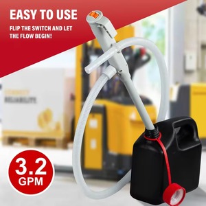 Pompe à carburant électrique portable à diaphragme 12V 70W, auto-amorçante, pour transfert de diesel et d'essence, prix de gros - Product Image 3
