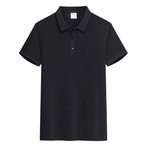 <b>Polo</b> Shirt Cotton Solid Color Moisture Wicking Daily Wear Short Sleeve Collared Uniform - Product Image 4