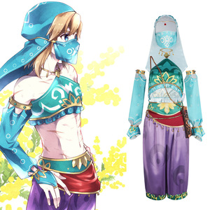 Disfraz de <span class=keywords><strong>Cosplay</strong></span> de <span class=keywords><strong>Link</strong></span> de la Leyenda de <span class=keywords><strong>Zelda</strong></span> de Yinuoxin para Adultos, para Fiestas de Halloween, Material de Poliéster - Product Image 1