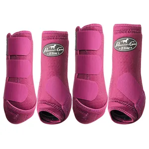 Custom high quality horse boot Neoprene Horse Tendon Protective Boot Set of 4 Leg Wraps leather Horse riding Boots