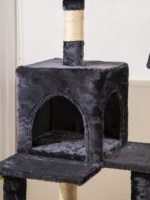 Tour à gratter pour chat de bonne qualité, mur à fleurs, griffoir Cando, poteau à gratter pour lit, fausse fourrure, arbre à chat pour chats de grande taille