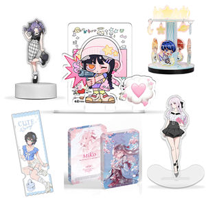 Boce personnalisé transparent anime personnage image acrylique anime stand d'exposition acrylique combinaison créative cadeaux - Product Image 6
