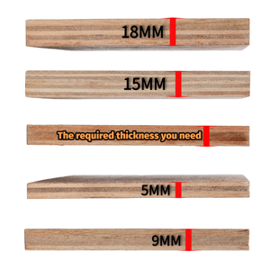 Papan kayu lapis kayu putih 1220x2440mm atau ukuran kustom 9mm 12mm 15mm 18mm papan kayu lapis lapis lapis lapis lapis komersial - Product Image 5