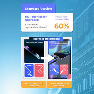 Estación <span class=keywords><strong>de</strong></span> Carga Rápida para Teléfonos con Pantalla Táctil Multi-idioma Y2 Power GIA <span class=keywords><strong>de</strong></span> 32 Compartimentos, Opcional con <span class=keywords><strong>Base</strong></span> Completa para Suelo - Product Image 6