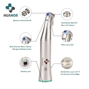 Pieza de Mano Dental de Implante, <span class=keywords><strong>Contra</strong></span>ángulo de Baja Velocidad 20:1 con Fibra Óptica, Cuerpo de Acero Inoxidable - Product Image 5