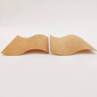 Mèches en bois ondulées courbées avec base métallique en forme de S pour bougies en cire de soja, grands pots, vente en gros