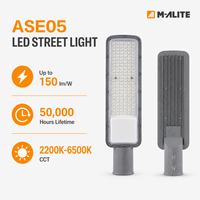 Lampadaire LED CE CB ErP IP65 IK08 150lm/W 24W-200W pour éclairage routier extérieur