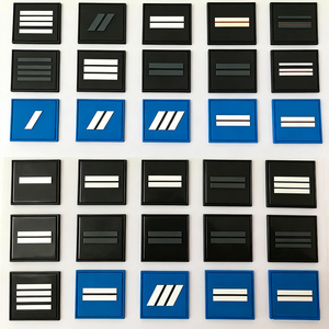 Résistant aux rayures <span class=keywords><strong>Gendarmerie</strong></span> PVC Patch Tactique Poitrine Tresse Rang Chevron Étanche PVC Badge Patches pour <span class=keywords><strong>Uniforme</strong></span> - Product Image 3