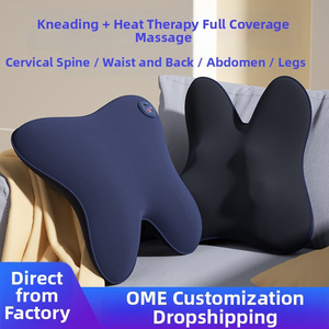 Coussin de massage portable pour le cou et la taille, sans fil, avec fonction de pétrissage et de chauffage, pour la maison, le bureau, la voiture, le cou, le dos, l'abdomen et les jambes. - Product Image 5