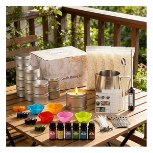 Elegante Empaque para Velas de Bienestar, Recipiente Mate Premium con Tapa Blanca, Colección de Exhibición para Spa y Boutique, Serie de Selección - Product Image 1