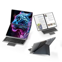 Laptop YOGA 14-Inci Baru Intel N150 Quad-Core Layar Sentuh Ganda 14-Inci Wi-Fi 6 untuk Windows 10/11 16GB/32GB RAM 1TB/2TB
