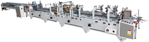 Tự Động Nhỏ Giấy 4/6 Góc Hộp Carton Thư Mục Gluer Máy Kinh Tế Sóng Hộp Dán Gấp Máy Làm - Product Image 4