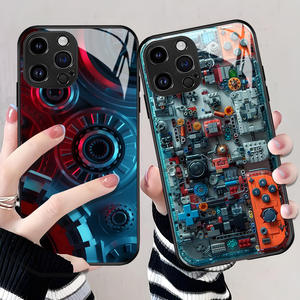 <span class=keywords><strong>Coque</strong></span> de téléphone en verre dur mince à engrenage mécanique pour Samsung S22 Ultra S23 S24fe S25 <span class=keywords><strong>coque</strong></span> arrière de téléphone anti-rayures tout compris - Product Image 3