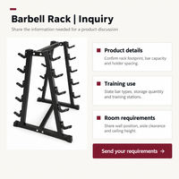 Support de rangement pour haltères pour salles de sport commerciales et studios d'entraînement, solution de rangement pour barres et planification de l'aménagement des salles de musculation pour acheteurs B2B, équipements de gym