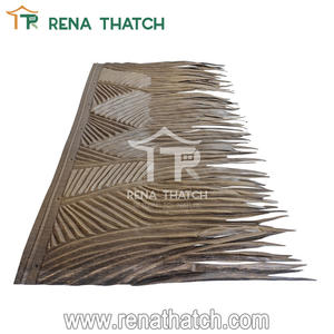 Hot Sale Feuer beständige synthetische Palmblätter Künstliche Strohdach materialien Künstliche Tiki Thatch - Product Image 2