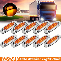 Nouvelles feux de position latéraux pour camion et remorque en ABS+LED de haute qualité, barre lumineuse d'avertissement, feu stop, lampe arrière super lumineuse DC12V universelle