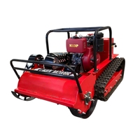 Tondeuse à gazon diesel de qualité industrielle NEWPANDA NPCH-4B, résistante aux intempéries, performance maximale, moteur 192cc, largeur de coupe 1000mm, double commande, 6km/h