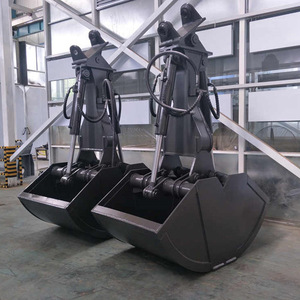 Excavadora TIEJIA Grapples Cubo hidráulico giratorio de concha con dos carcasas de cilindros horizontales para operaciones de agarre de concha - Product Image 3