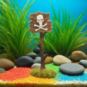 Suministros para mascotas Tanque <span class=keywords><strong>de</strong></span> peces <span class=keywords><strong>Acuario</strong></span> Paisaje Decoración Simulación Señales <span class=keywords><strong>de</strong></span> carretera Señales <span class=keywords><strong>de</strong></span> advertencia Artesanía <span class=keywords><strong>de</strong></span> resina Accesorios <span class=keywords><strong>de</strong></span> dibujos animados - Product Image 1