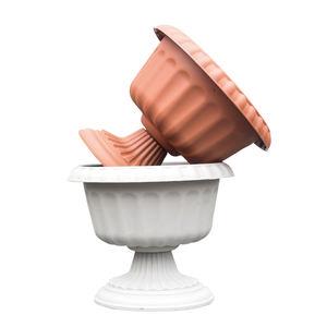 Bol de fleurs en plastique de style rétro, coupe à vin ronde, tour de fleurs hydroponique, <span class=keywords><strong>bassin</strong></span> de <span class=keywords><strong>lotus</strong></span>, noir, style européen - Product Image 1