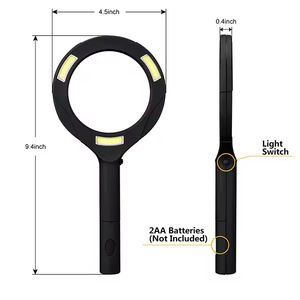 Handheld Magnifying Glass <b>Illuminated</b> COB LED Magnifier With LED Light - Product Image 6