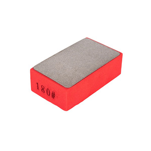 Tampon de polissage diamanté, grain 180, grossier, pour le traitement de la pierre, à utiliser avec une meuleuse d'angle - Product Image 1