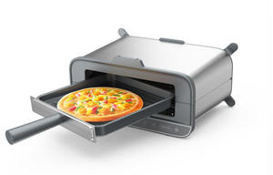 เตาย่างไร้ควันแบบพับได้สำหรับใช้ในร่มเตาย่างบาร์บีคิวไฟฟ้าแบบพกพา1200วัตต์พร้อมฝากระจกนิรภัยเครื่องปิ้งขนมปังขนาดเล็ก - Product Image 2