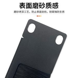 Panel Ciego Metálico Antipolvo para Rack 1U, Gestión de Cables para Servidor, 482 mm de Longitud, 465 mm de Distancia entre Orificios Centrales - Product Image 3