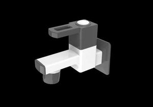 ก๊อกน้ำในห้องน้ำพลาสติกสีเทาแบบก๊อกสำหรับอ่างล้างหน้าและอ่างล้างหน้า - Product Image 2