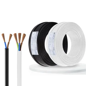Customization Pure copper cable RVV power cord home improvement wire 0.5 0.75 1 1.5mm sheathed insulated wire cable