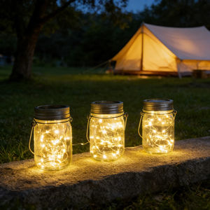 Alecter Solar APH-L132 Lampes solaires suspendues 30 lanternes LED IP53 étanches 4100K blanc neutre Décoration extérieure pour balcon jardin - Product Image 4