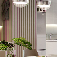 Panel de Pared Acanalado de MDF con Diseño Floral/Damasco, Madera Compuesta Ignífuga y Resistente a la Humedad para Interiores Comerciales/de Entretenimiento