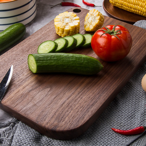 Japanese Style End Grain <strong>Butcher</strong> <strong>Block</strong> Black <strong>Walnut</strong> Wood Cutting Board for Meat Fruit Serving Tray - Product Image 4